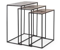 SET3 TAVOLINI IN ALLUMINIO - TAHIR