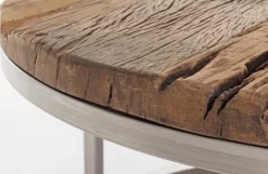 SET2 TAVOLINI BASSI IN LEGNO RICICLATO - RAFTER