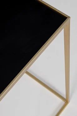 SET3 TAVOLINI IN ACCIAIO COLOR ORO - NUCLEOS