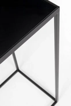 SET3 TAVOLINI IN ACCIAIO NERO - NUCLEOS