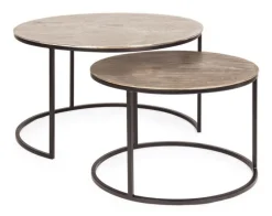 SET2 TAVOLINI IN ALLUMINIO X34 - AMIRA