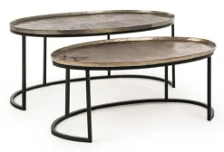 SET2 TAVOLINI IN ALLUMINIO X26 - AMIRA