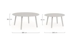 SET2 TAVOLINI IN CORDA MOON WG24 - AMINTA