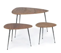 SET3 TAVOLINI IN LEGNO - BOSCAGE