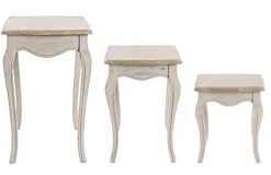 SET3 TAVOLINI IN LEGNO - CLARISSE