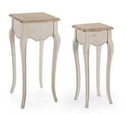 SET2 TAVOLINI IN LEGNO - CLARISSE