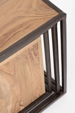 SET4 TAVOLINI IN LEGNO - JANAK