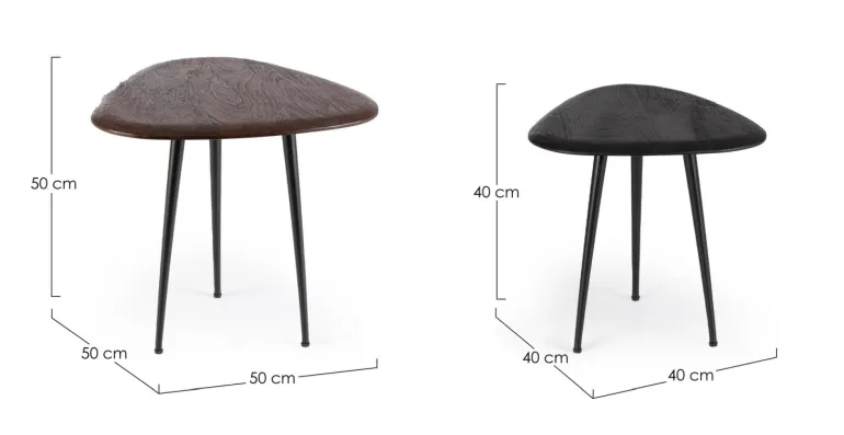 SET2 TAVOLINI IN LEGNO - MAYO