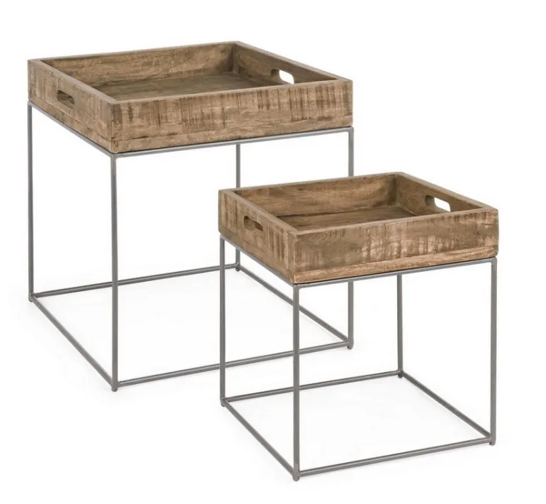 SET2 TAVOLINI IN LEGNO - NARVIK