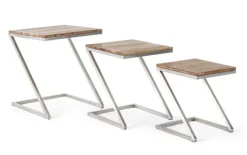 SET3 TAVOLINI IN LEGNO - OSBERT