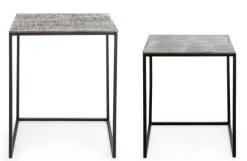 SET2 TAVOLINI IN METALLO - TAHIR