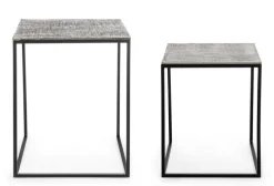SET2 TAVOLINI IN METALLO - TAHIR