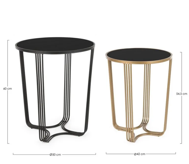 SET2 TAVOLINI IN METALLO - AFEF