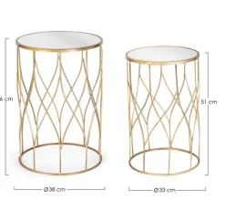 SET2 TAVOLINI IN METALLO J15 - ELENOR