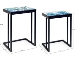 SET2 TAVOLINI IN METALLO K03 - REEF