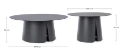 SET2 TAVOLINO BRYAN D70+90 ANTR JX55