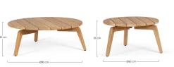 SET2 TAVOLINO EULARIA D60-D80