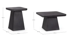 SET2 TAVOLINO FUJI QUADRATO