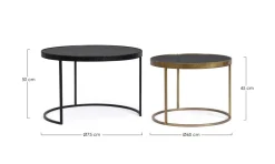 SET2 TAVOLINO YAMIR TO