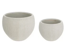 SET2 VASO BRUSH SFERA BEIGE