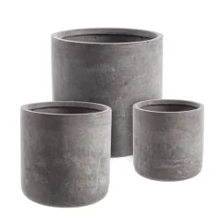 SET3 VASO CEMENT CIL GRIGIO