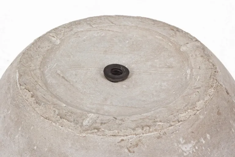 SET2 VASO CEMENT SFERA SABBIA