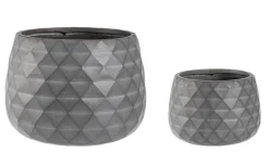 SET2 VASO PYRAMID CIOTOLA ANTRACITE