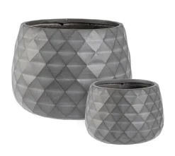 SET2 VASO PYRAMID CIOTOLA ANTRACITE