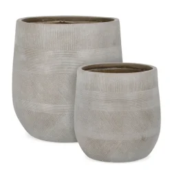 SET2 VASO RIGO BOMB BEIGE ALTO