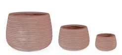 SET3 VASO TRESSAGE TO TERRACOTTA