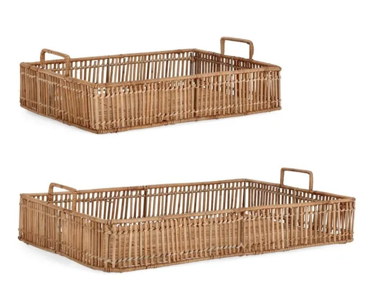 SET2 VASSOIO DECOR C-MAN KADIN RETT NAT