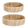 SET2 VASSOIO DECORATIVO BAGAN TO NATURAL