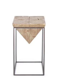 SGABELLO ALTO IN LEGNO - PRISMY