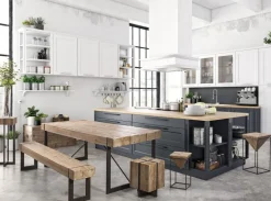 SGABELLO ALTO IN LEGNO - PRISMY