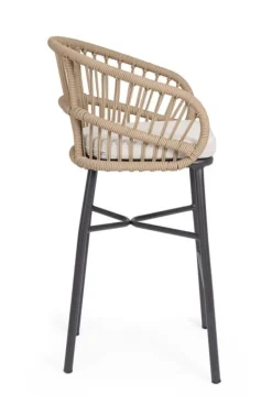 SGABELLO BAR C-C ODIVELAS BEIGE