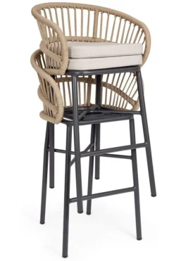 SGABELLO BAR C-C ODIVELAS BEIGE