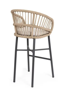 SGABELLO BAR C-C ODIVELAS BEIGE