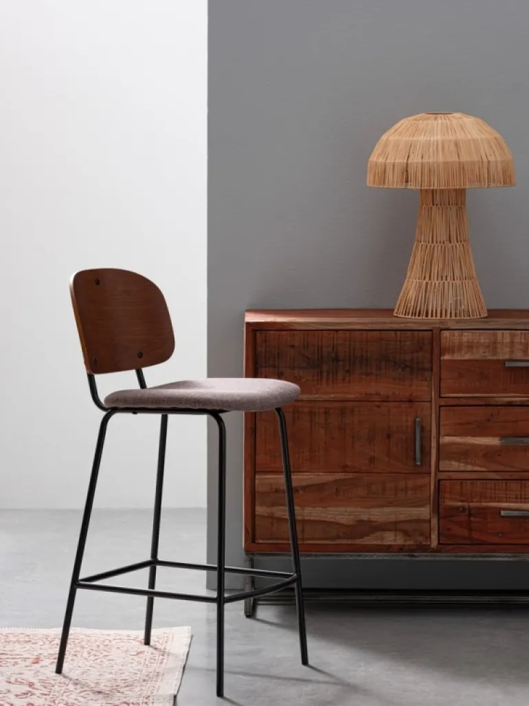 SGABELLO BAR GRIGIO - SIENNA