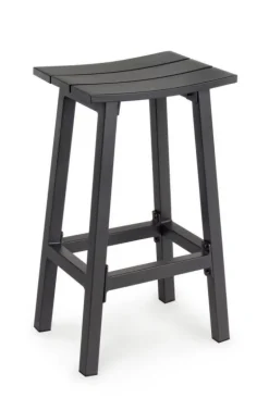 SGABELLO BAR IN ALLUMINIO ANTRACITE YK13 - SKIPPER