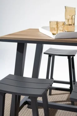 SGABELLO BAR IN ALLUMINIO ANTRACITE YK13 - SKIPPER