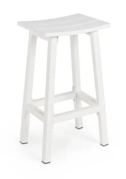 SGABELLO BAR IN ALLUMINIO BIANCO YK11 - SKIPPER