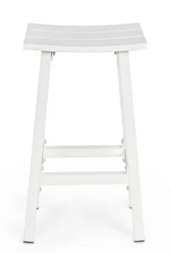 SGABELLO BAR IN ALLUMINIO BIANCO YK11 - SKIPPER
