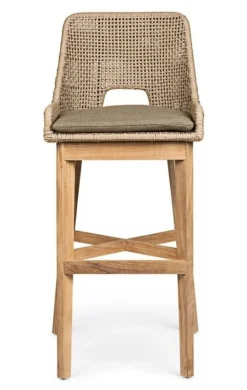 SGABELLO BAR IN CORDA PER ESTERNO TOROTRA - HESPERIA