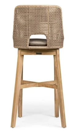 SGABELLO BAR IN CORDA PER ESTERNO TOROTRA - HESPERIA