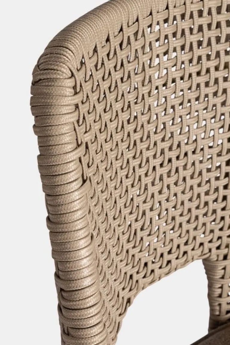 SGABELLO BAR IN CORDA PER ESTERNO TOROTRA - HESPERIA