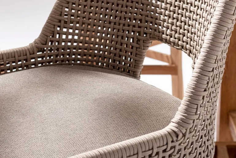 SGABELLO BAR IN CORDA PER ESTERNO TOROTRA - HESPERIA