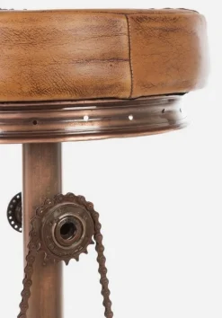 SGABELLO BAR IN PELLE - CYCLE