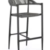 SGABELLO BAR JANDIA ANTRACITE/GRIGIO