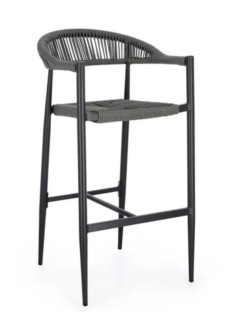 SGABELLO BAR JANDIA ANTRACITE/GRIGIO