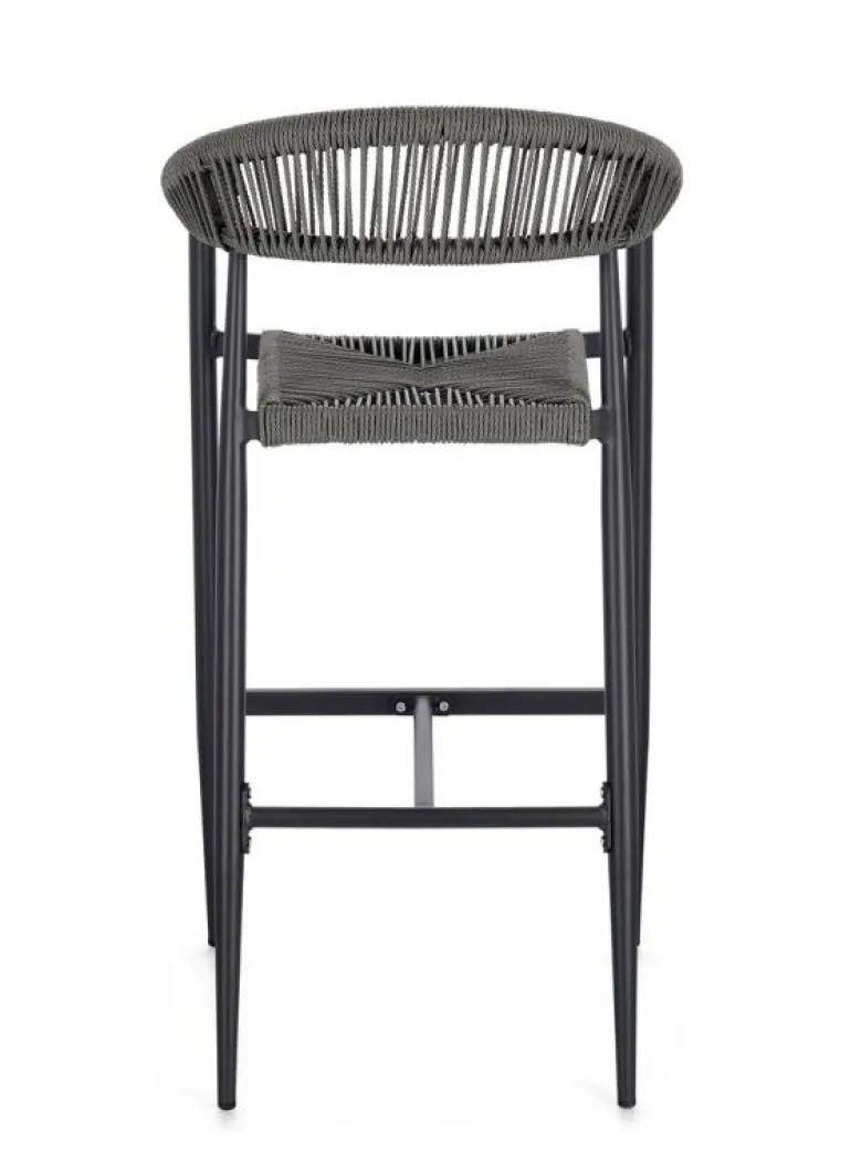 SGABELLO BAR JANDIA ANTRACITE/GRIGIO